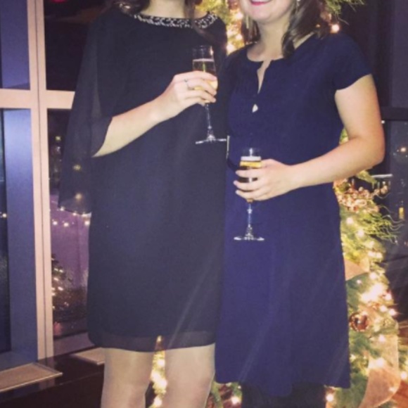 Elegant Cocktail Dress! Black with Rhinestones - Picture 3 of 5